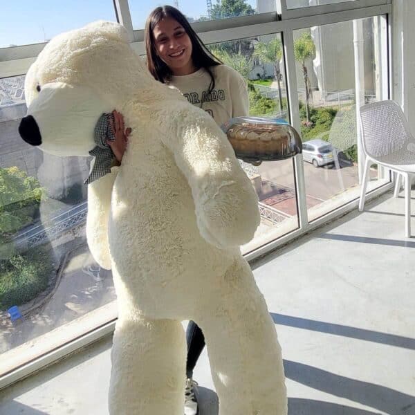 דובי ענק 2 מטר שמנת
